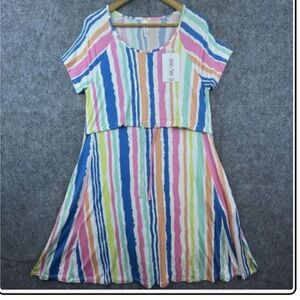 Drawstring T Shirt Nursing Dress Latched mama